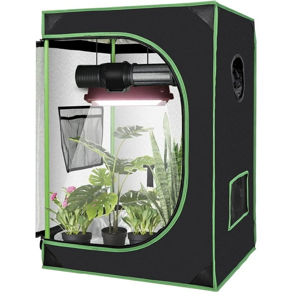 XgoodX 48"x24"x60" Grow Tent Indoor Greenhouse Hydroponic Mushroom w/Observation Window