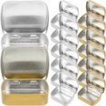 thumbnail image 2 of 20pcs Rectangular Candy Case Tinplate Jewelry Boxes Small Objects Organizer Small Tin Box, 2 of 8