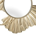 thumbnail image 5 of Sagebrook Home Modern Glam Fan Loops Mirrored Wall Decor in Gold Iron and Glass, 5 of 6