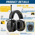 thumbnail image 4 of Auriculares de radio PROHEAR 033 AM FM Bluetooth 5.4 31dB SNR, 4 of 7