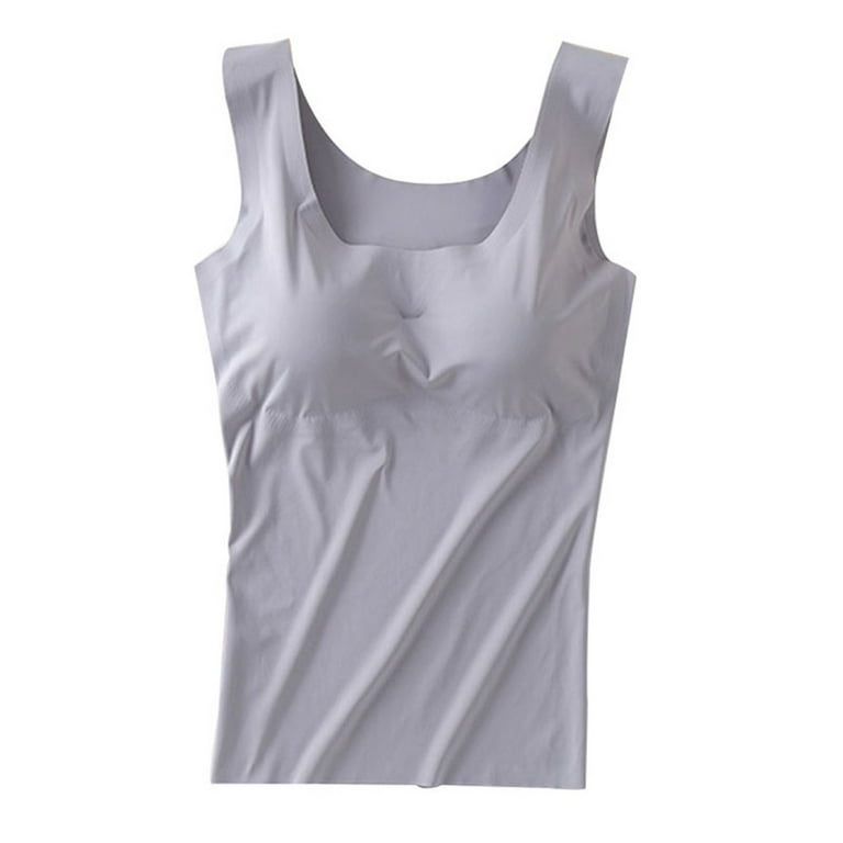 Padded Camisole No Shelf, No Built in Bra, No Elastic Band, No Bra