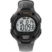 TIMEX Mens IRONMAN Classic 30 Black/Gray 38mm Sport Watch, Resin Strap