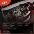 thumbnail image 2 of A-Premium Outlet HVAC Heater Hose Pipe Line Assembly with Gasket and Mounting Bracket Compatible with Jeep Wrangler 2021-2022 & Dodge Charger/Challenger 2011-2022 & Chrysler 300 2011-2022, 5.7L 6.4L, 2 of 8
