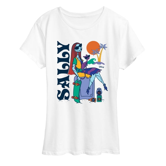 The Nightmare Before Christmas - Sally Beach - Women's Short Sleeve Graphic T-Shirt