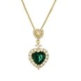 thumbnail image 2 of YYKihy Heart Shaped Gemstone Necklace Suitable For Women Wife Jewelry Mother's Birthday Valentine's Day Gift Necklace Heart Shaped Jewelry Her Anniversary, 2 of 8