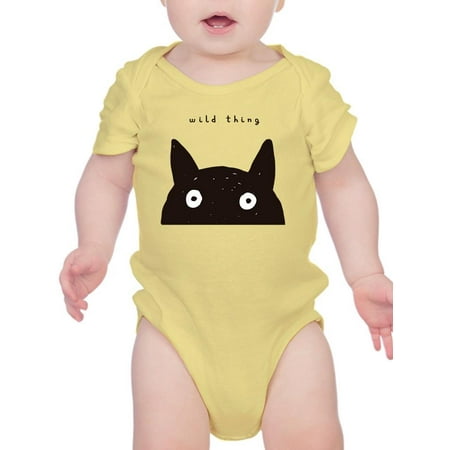 

Cute Little Wild Thing. Bodysuit Infant -Image by Shutterstock Newborn