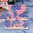 thumbnail image 4 of CSCHome Wooden Table Ornaments in Various Sizes and Styles for House Table Decoration on Independence Day(Style 4), 4 of 5