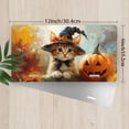 thumbnail image 2 of 1 Pcs 2D Flat License Plate Covers & Frames, Halloween Kitten For Decorative Front, Waterproof For Decoration Aluminum License Plate Covers & Frames Cover For Men Women, 12" X 6", 2 of 6
