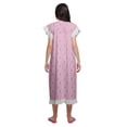 thumbnail image 4 of Moomaya Chemise de Nuit d'Allaitement à Col Rond Imprimée pour Femmes en Coton, 4 of 6