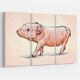 thumbnail image 3 of Design Art - Happy Pig Portrait in Brush Painting, 3 of 3