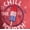 Chill Out | Red Nantucket Heather, variant on Americana Men's and Big Men's True Colors Graphic Tee Shirt from Way to Celebrate, Sizes XS-3XLT