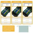 thumbnail image 4 of Dextrus 3-Drawer Metal Filing Cabinet Rolling with Legal/Letter /A4 Size Black, 4 of 5