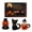 B, variant on 3 Pack Halloween 3D Beaded Figurine DIY Kit, Pumpkin Ghost Cat Seed Bead Craft Set, Handmade Mini Table Ornament Making Supplies for Adults Teens Holiday Decor Gift