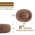 thumbnail image 3 of Cama para perros Coohom, ovalada, relajante y con forma de rosquilla, lavable para mascotas, 3 of 6