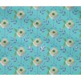 thumbnail image 4 of oneOone Cotton Flex Turquoise Blue Fabric Halloween Fabric For Sewing Printed Craft Fabric By The Yard 40 Inch Wide, 4 of 4