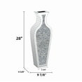 thumbnail image 2 of SHYFOY Glam Mirrored Glass Floor Vase with Crushed Diamond Inlay for Living Room, 2 of 8