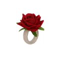 thumbnail image 4 of RYGRZJ Artificial Rose Napkin Holders Flower for Wedding Party Table Decoration, 4 of 5