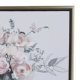 thumbnail image 4 of 24" x 25" Bouquet Floral Framed Wall Art with Gold Frame, by DecMode, 4 of 8