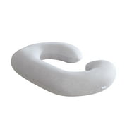 PharMeDoc Pregnancy Pillow C-Shape Body Pillow with Removable Cover, Body Pillow for Sleeping
