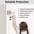 thumbnail image 5 of Aiteng 2Pcs Door Lock, Durable Door Security Latch, Extra Door Lock from Inside Suitable for Home and Hotel, Silver, 5 of 7