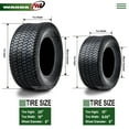 thumbnail image 5 of WANDA Front and Rear 15" x 6" - 6 and 20" x 10" - 8 Turf Tire, 5 of 8