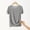 c01Gray, variant on LNWUY Children's Solid Color Round Neck Short Sleeve T-Shirt Summer Breathable Comfortable Top Shirt 2-13 Y Gray 12 Years
