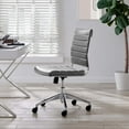 thumbnail image 3 of Modway Jive Armless Mid Back Office Chair in Gray, 3 of 11
