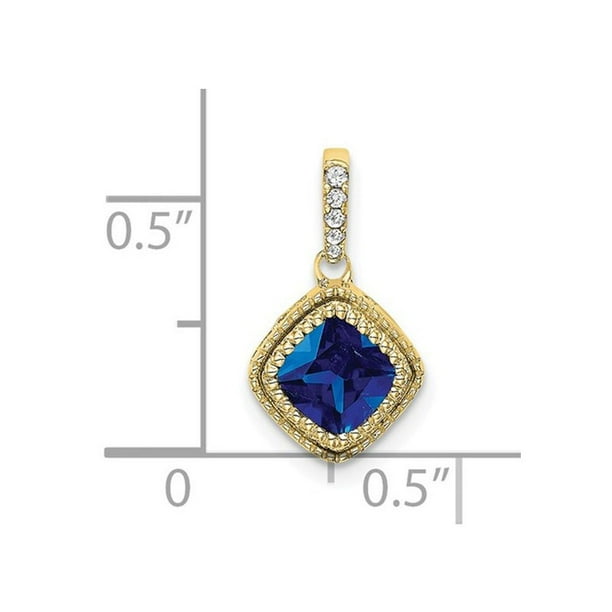 Natural blue shop sapphire pendant