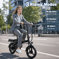 thumbnail image 6 of Electric Bicycles for Adults,500W Peak Motor 30 Miles 20MPH,14"Foldable Commuting Ebikes with 432WH Removable Battery,UL2849, 6 of 10