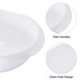 thumbnail image 4 of Coladores de Alimentos Unique Bargains Mini Paquete de 2 Color Blanco, 4 of 6