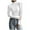 White, variant on Luxalzxs Mock Neck Tops for Women Long Sleeve Slim Fit Crop Tops Casual Basic Mock Neck Tight Tee Shirts Y2K Going Out Blouses