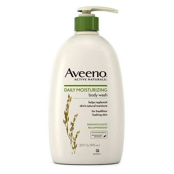 Aveeno Daily Moisturizing Body Wash Nourishing Oatmeal Liquid, 33 oz, 6 Pack