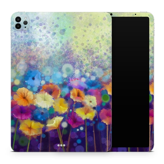 DesignSkinz Abstract Flower Meadow v2 Full-Body Skin Decal Wrap Cover for iPad (A1219/A1337)