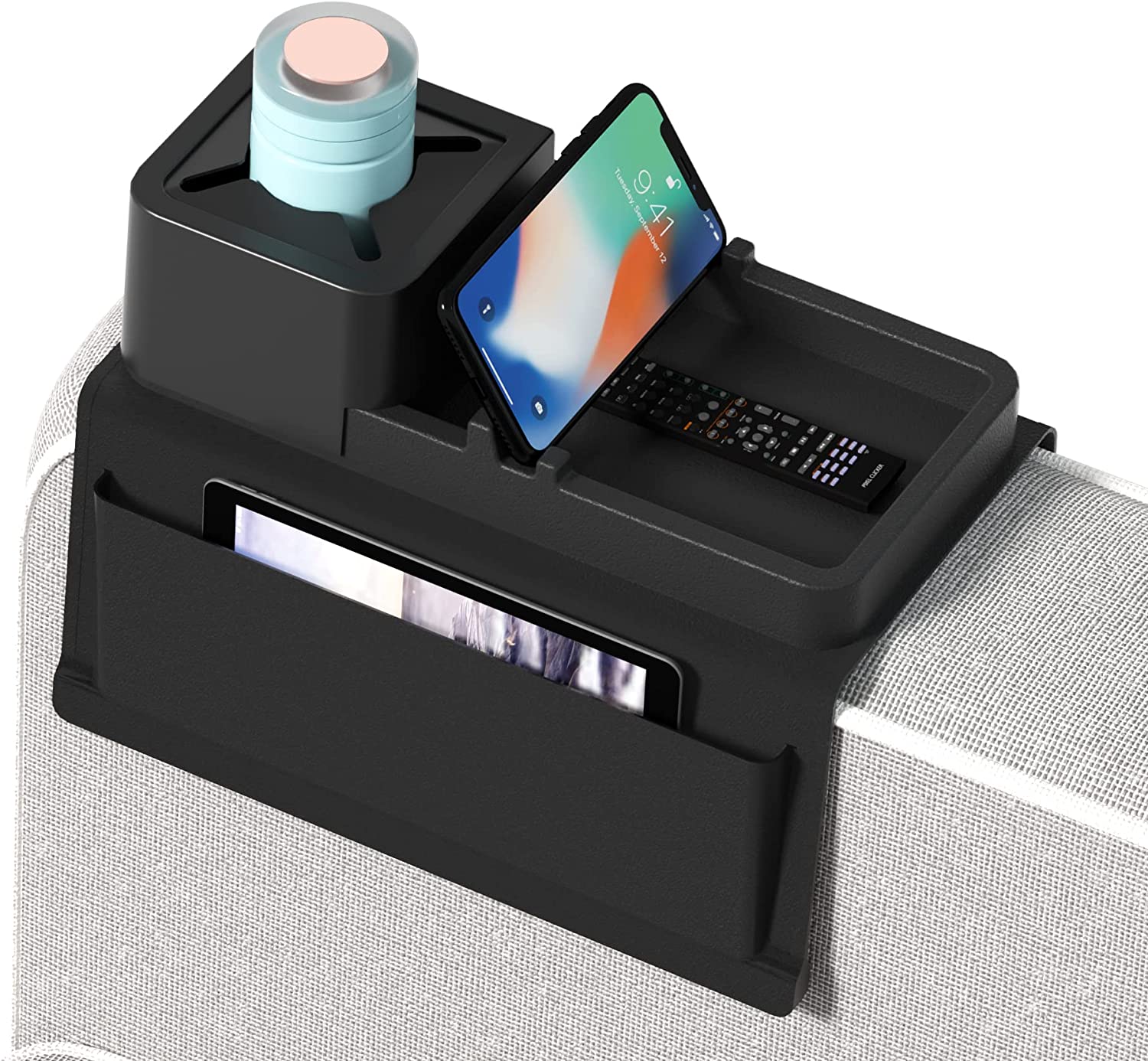 Couch Cup Holder, Couch Arm Tray, Portable Couch Drink Holder Couch