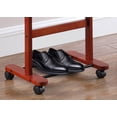 thumbnail image 5 of VL16204 Deluxe Wardrobe Valet in Dark Cherry, 5 of 7