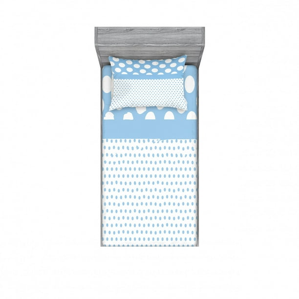 Polka Dots Bedding Set With Sheet Covers Baby Blue Pattern Modern In Nursery - Baby Blue Polka Dots Bedding Polka Dots Bedding Set With Sheet Covers Baby Blue Pattern Modern In Nursery - Baby Blue Polka Dots Bedding