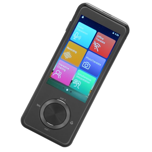 Dispositivo de traducción portátil ANGGREK Traductor de Voz inteligente Batería de 1500 mAh Pantalla Táctil Rápida de 3 pulgadas Alta Precisión para estudio