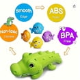thumbnail image 4 of Big Crocodile Water Playset - Interactive Educational Bath Toy with Random Color, Creative Design, and Fun Feeding Action for Kids, 4 of 5