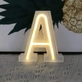 thumbnail image 2 of LED Neon Letter Lights, Light Up LED Letters Lights Light Up Marquee Letters Lights Letters Neon Signs Battery USB Warm, 2 of 8