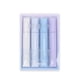 thumbnail image 2 of Juego de 4 iluminadores Giyblacko en tonos pastel brillantes, con punta biselada, metálicos, para notas y tinta brillante, 13 ml, 2 of 3