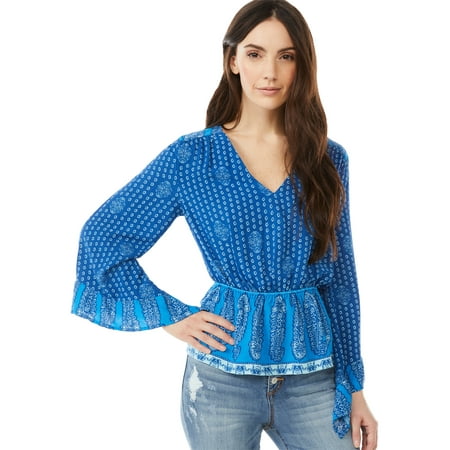 Scoop Women's Long Sleeve V-Neck Top