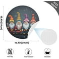 thumbnail image 4 of GZHJMY Cute Christmas Gnome Placemats Set of 1 Non-Slip Heat Resistant Dining Table Place Mats Washable Kitchen PVC Weave Table Mats Table Mat, 4 of 7