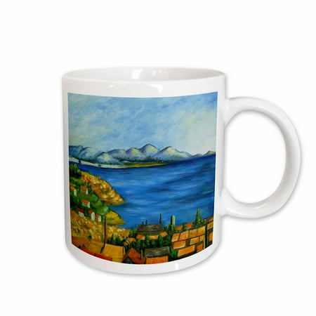 

3dRose Picture Of Cezanne Painting The Gulf Of Marseilles Ceramic Mug 15-ounce