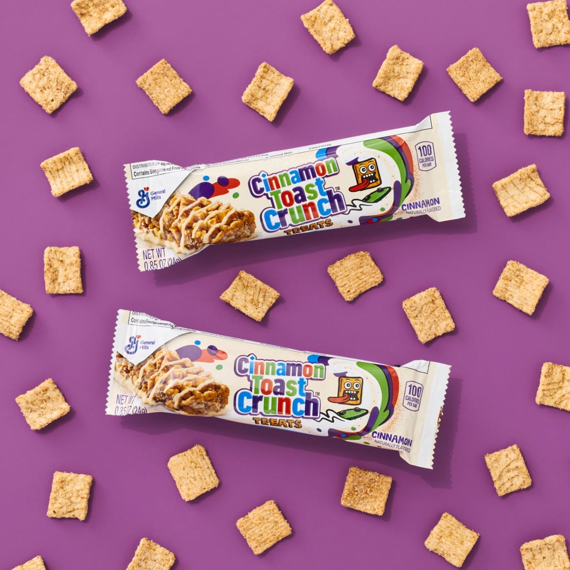 (4 pack) Cinnamon Toast Crunch Cereal Treat Bars, Snack Bars, Value Pack, 16 Ct, 13.6 oz