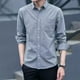 thumbnail image 3 of Camisas Slim Hombre Manga Larga Casual Caballeros, 3 of 7