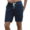 thumbnail image 2 of Gibobby Men's Long Cargo Shorts Casual Below Knee Capri Shorts Relaxed Fit with Pockets[Navy,M], 2 of 9