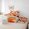 thumbnail image 6 of jejeloiu Retro Rustic Flowers 7 Pieces Bedding Comforter Set,Vintage Geometric Stripe Full Bedding Set For Men Women Reversible, 6 of 8