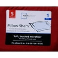 thumbnail image 2 of Mainstays Solid Colored Soft Microfiber Pillow Sham, 1 Each, 2 of 2