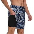 thumbnail image 2 of Balery Dragon Bañador para hombre, shorts de playa de secado rápido con entrepierna y forro de compresión-X-Large, 2 of 6