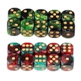 thumbnail image 1 of Dados 6 lados,Juego de dados de juego de 6 caras,Juegos de dados para familias,Dados de seis caras 16 mm,Juego de dados de 16 mm,Mesa de juego de dados,Dados de juego de fiesta, 1 of 9